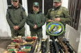 Allanan un coto de caza ilegal, secuestran un arsenal y 200 kilos de carne silvestre